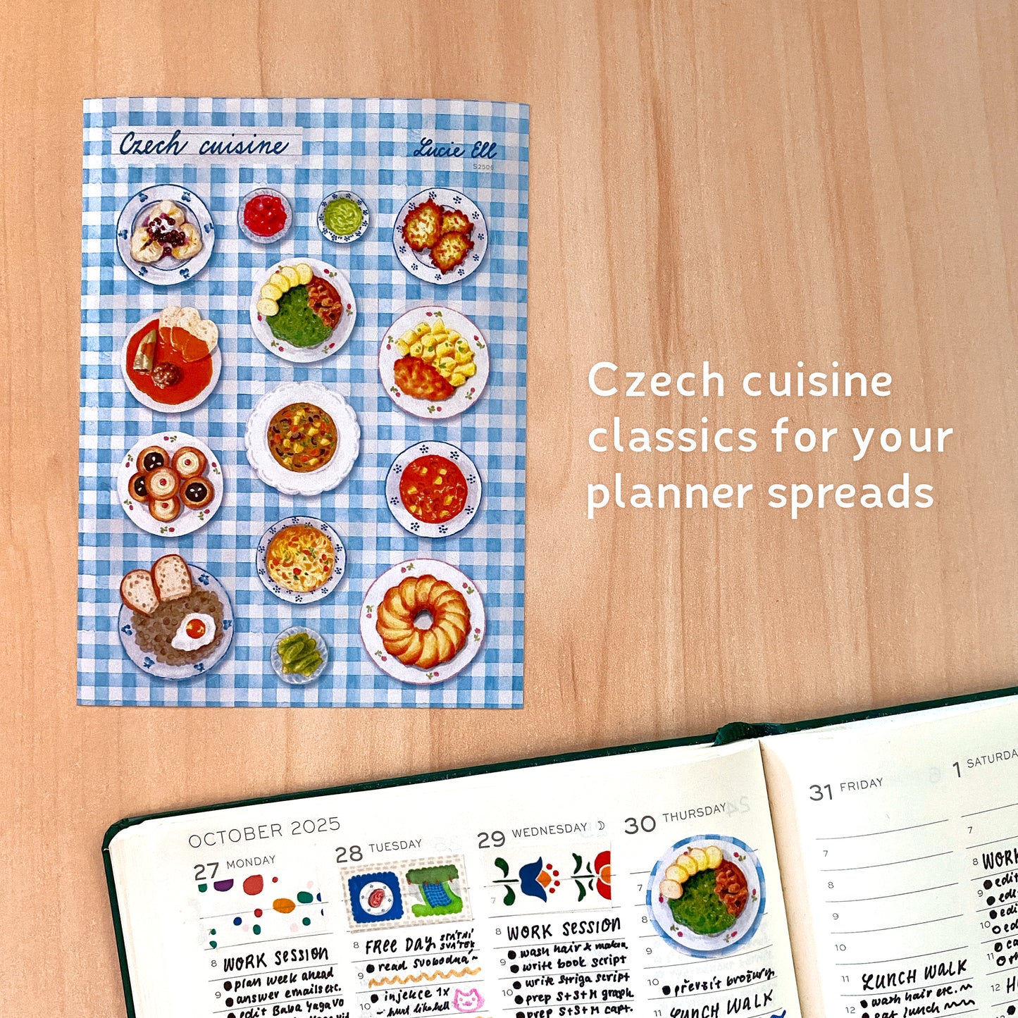Sticker Sheet - Czech Cuisine