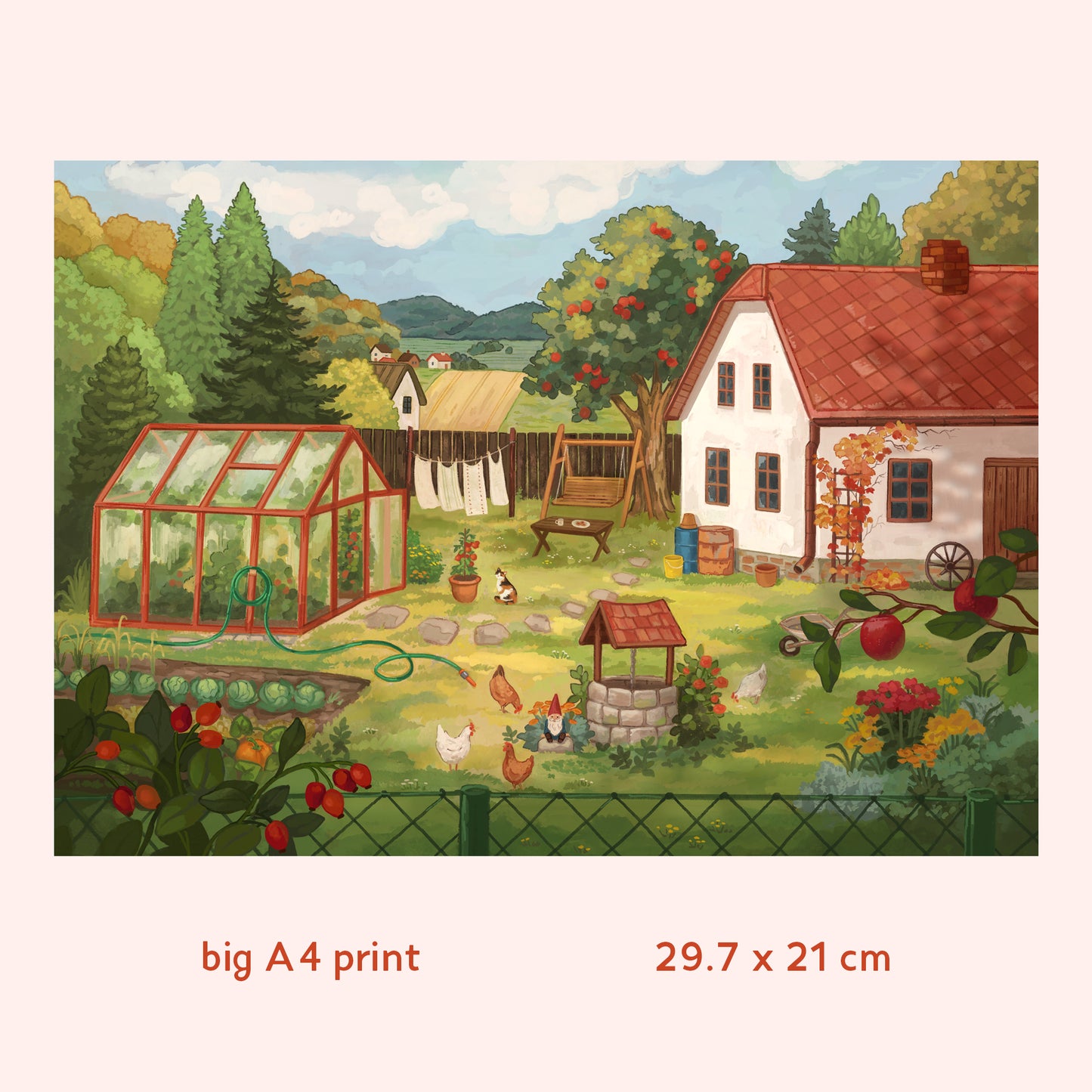 Grandparents' Garden Print