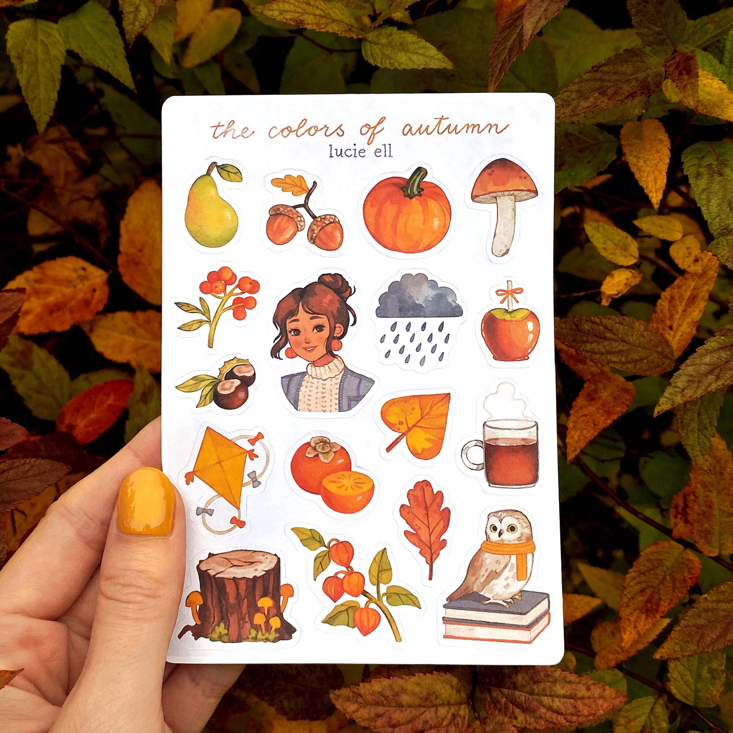 Sticker Sheet - The Colors of Autumn
