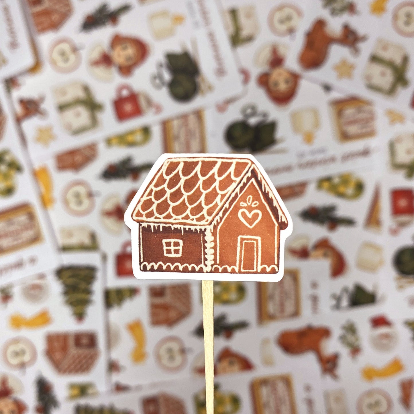 Sticker Sheet - A Quiet Winter Evening