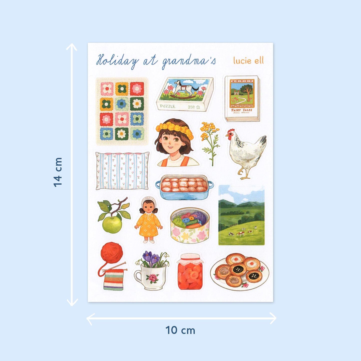 Sticker Sheet - Holiday at Grandma's