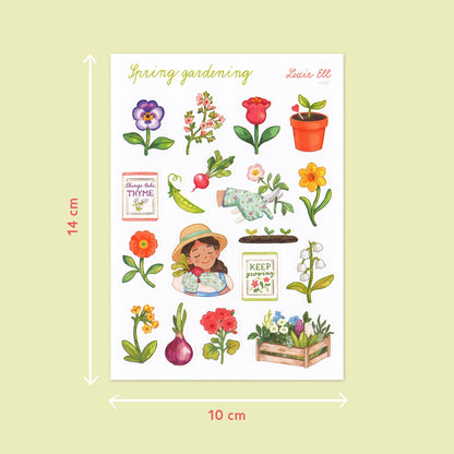 Sticker Sheet - Spring Gardening