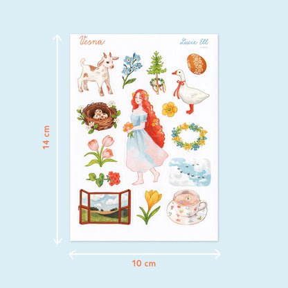 Sticker Sheet - Vesna
