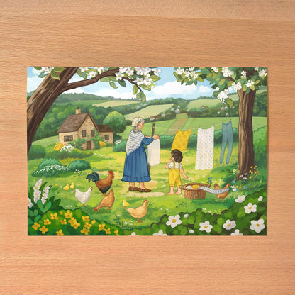 Laundry Day A6 & A5 Print