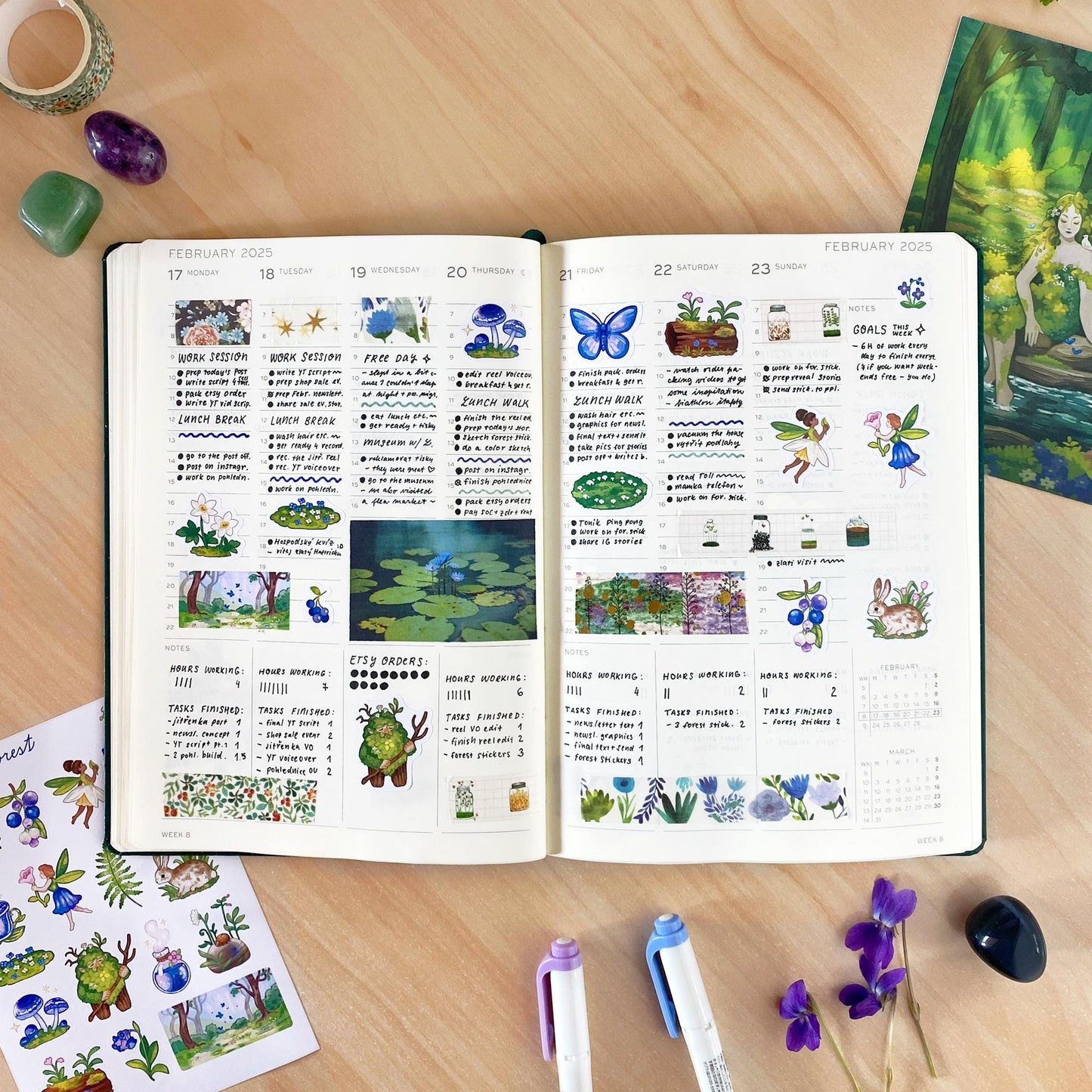 Sticker Sheet - Magical Forest