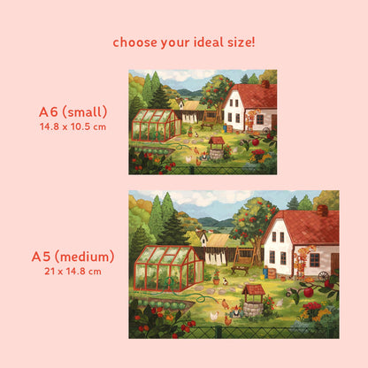 Grandparents' Garden A6 & A5 Print