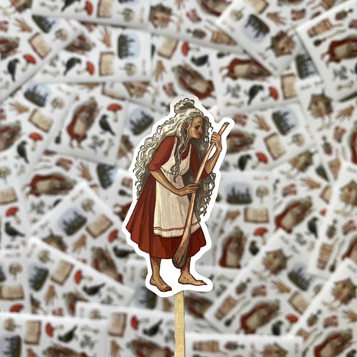 Samolepkový arch – Baba Jaga