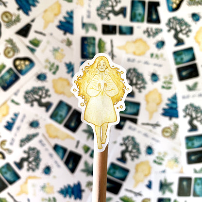 Sticker sheet - Will-o'-the-wisp