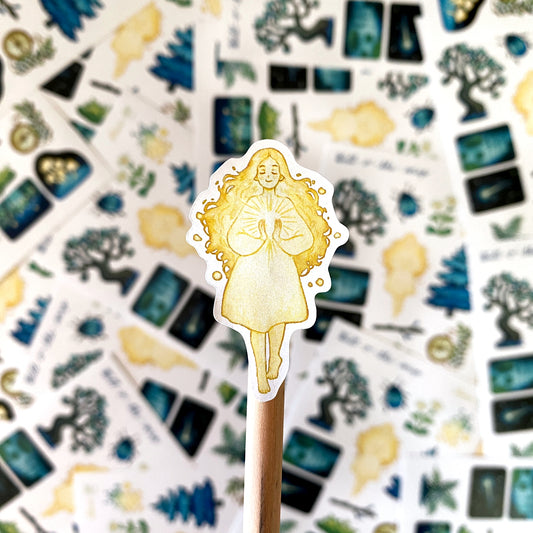 Sticker sheet - Will-o'-the-wisp