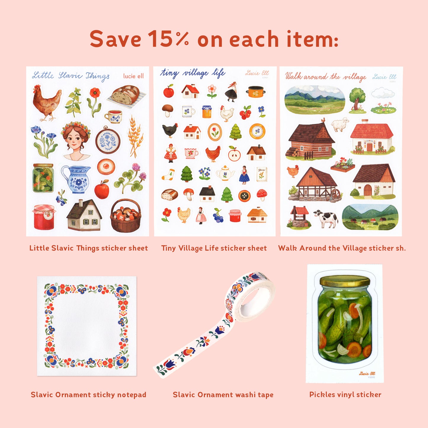 Slavic Stationery Bundle