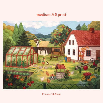 Grandparents' Garden A6 & A5 Print