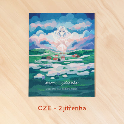 12 měsíců - Recyklované kalendářní plakáty