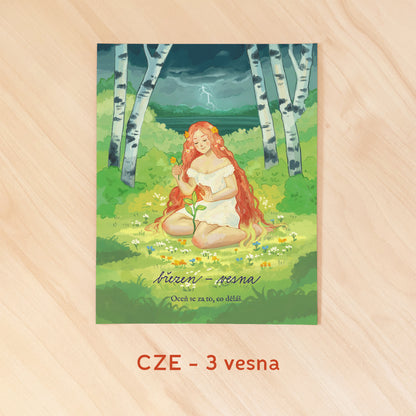 12 měsíců - Recyklované kalendářní plakáty