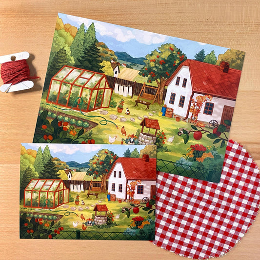 Grandparents' Garden A6 & A5 Print