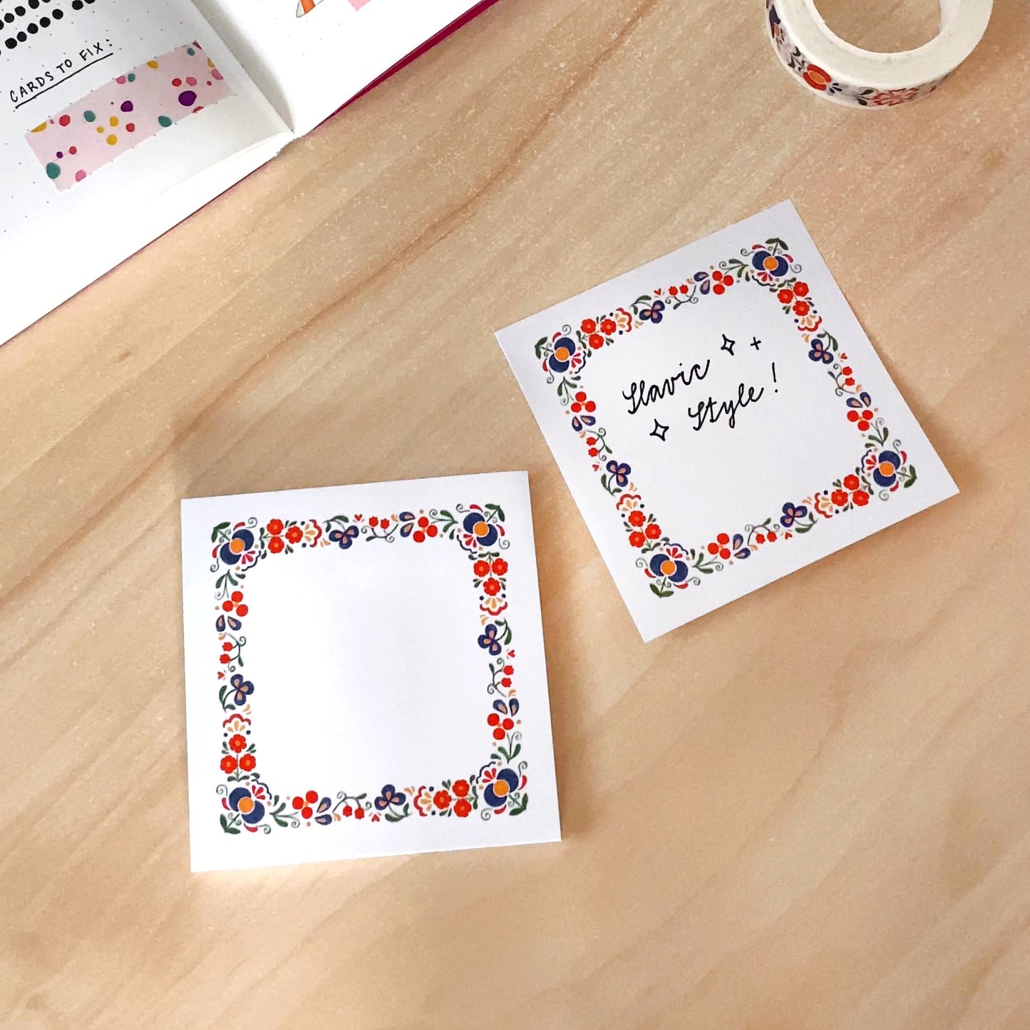 Traditional Slavic Ornament Sticky Note