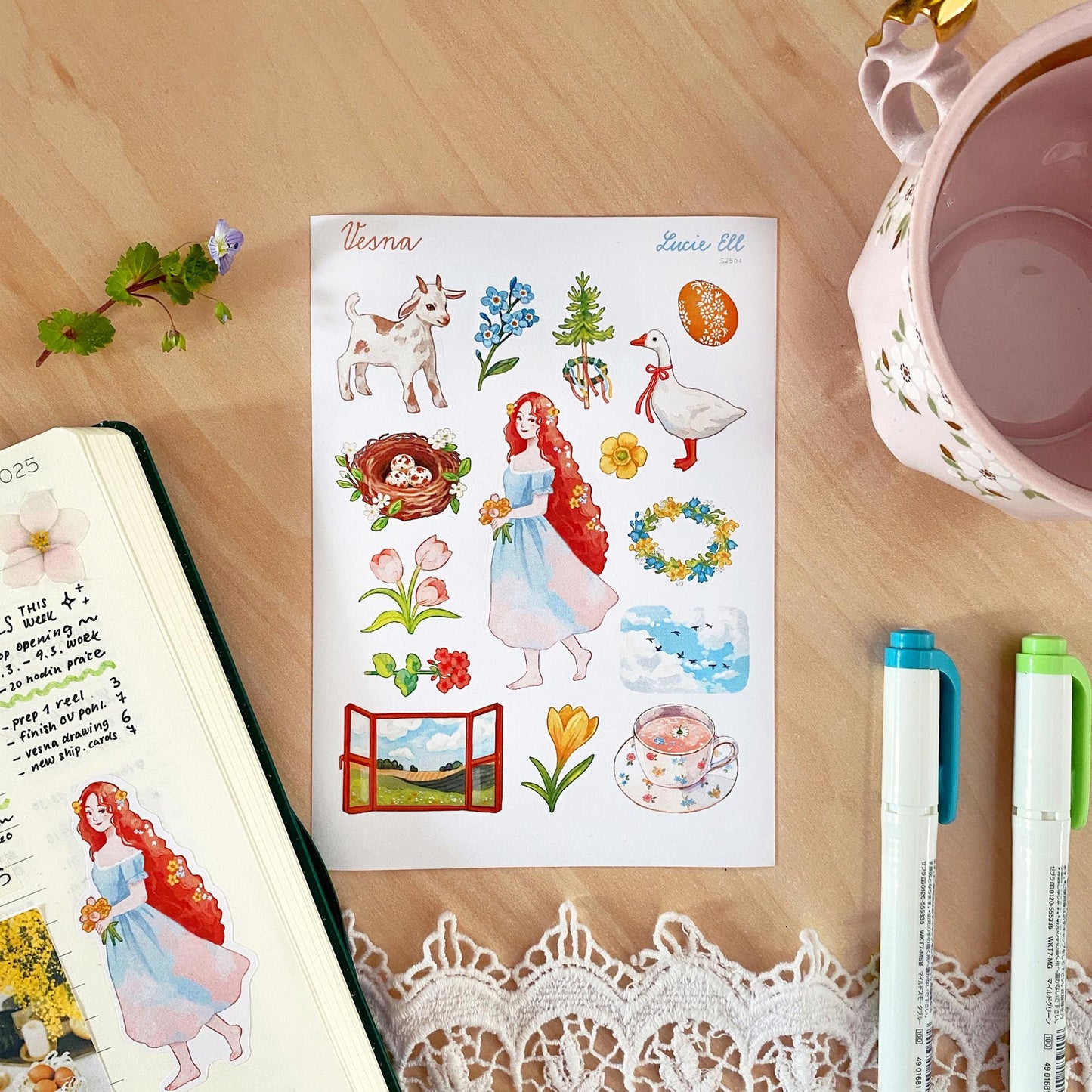 Sticker Sheet - Vesna