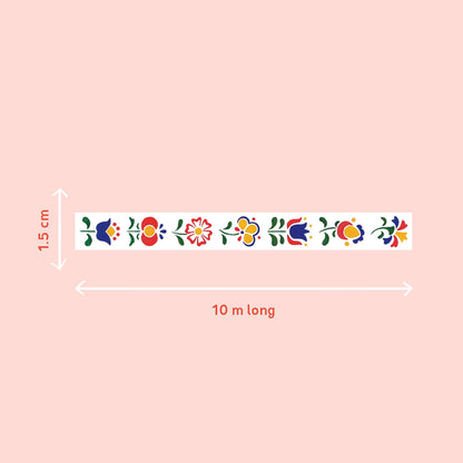 Traditional Slavic Ornament Washi Tape