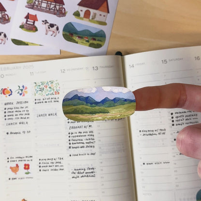 Sticker Sheet - Walk Around the Village