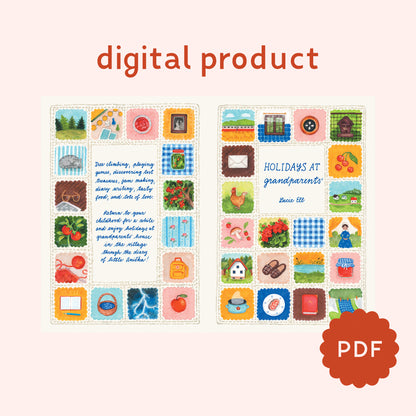 Digital download - Holidays at grandparents' book (CZE and ENG)