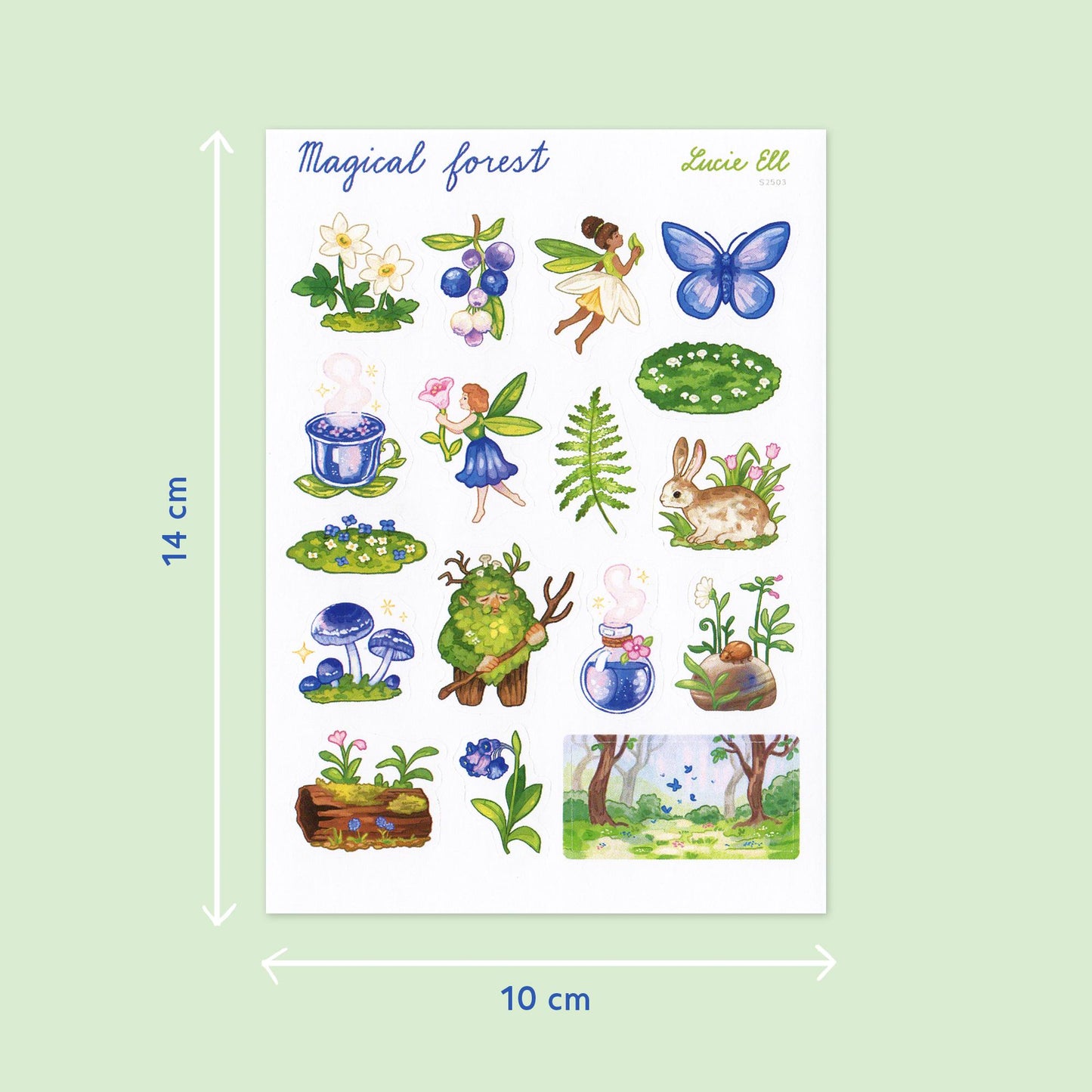 Sticker Sheet - Magical Forest