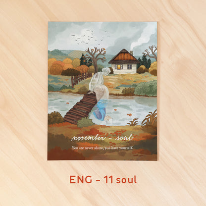 12 měsíců - Recyklované kalendářní plakáty