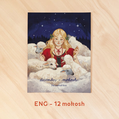 12 měsíců - Recyklované kalendářní plakáty