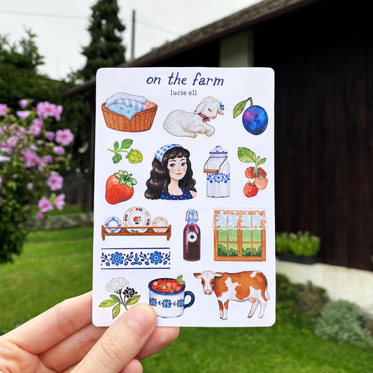 Sticker Sheet - On the Farm
