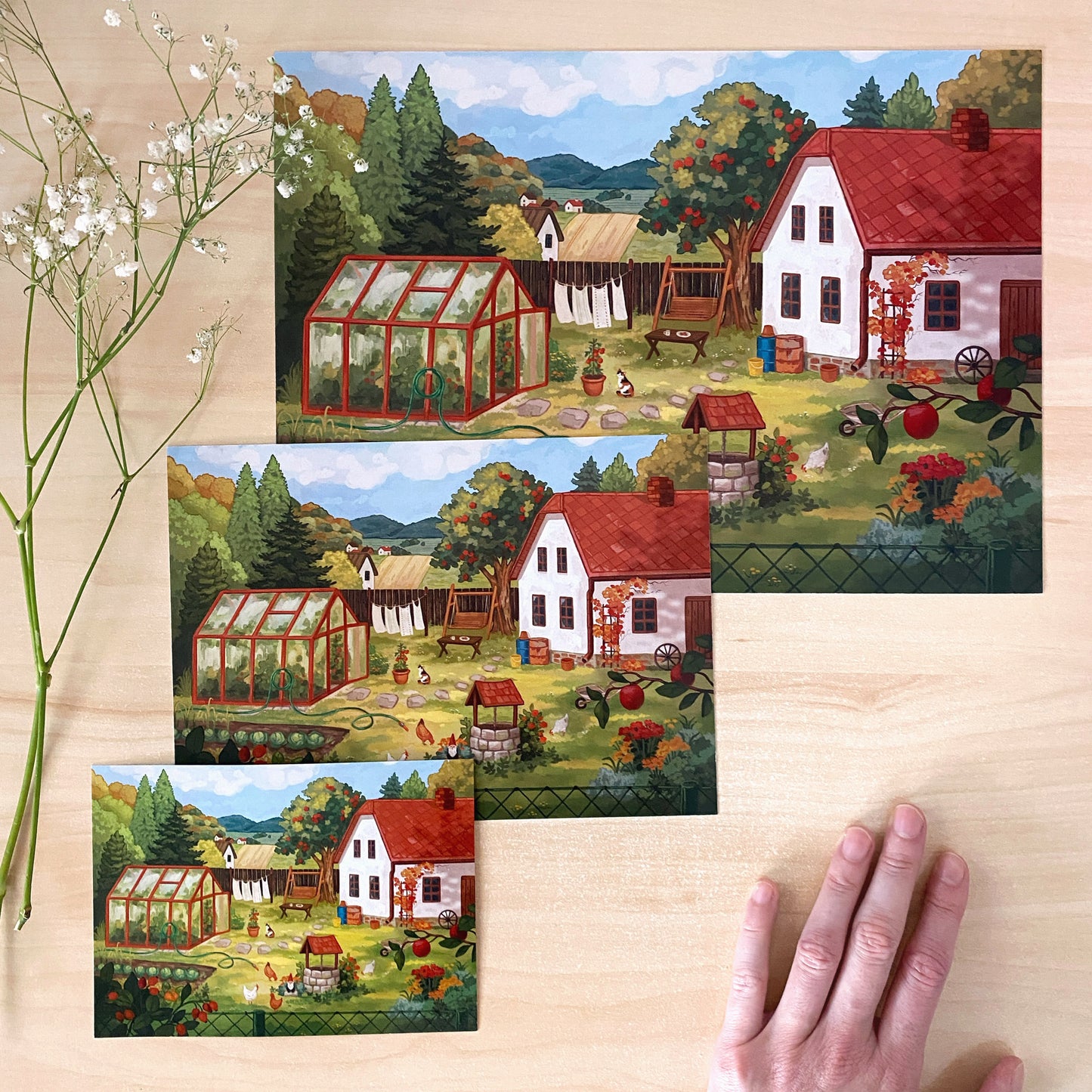 Grandparents' Garden Print