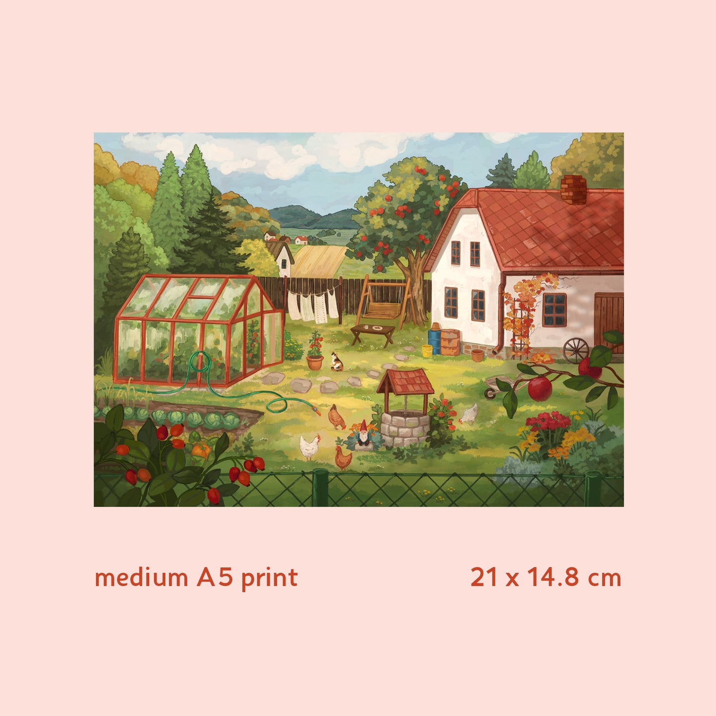 Grandparents' Garden Print