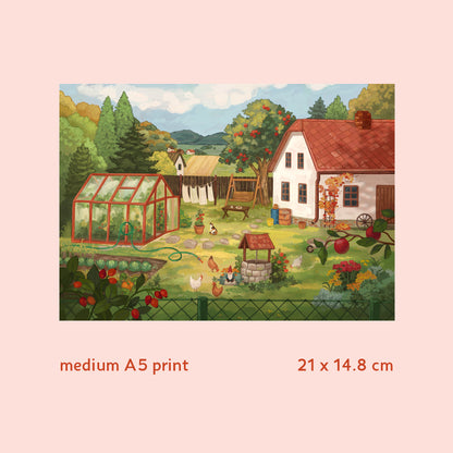 Grandparents' Garden Print