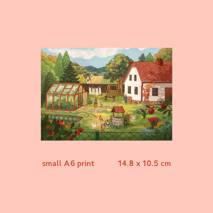 Grandparents' Garden Print