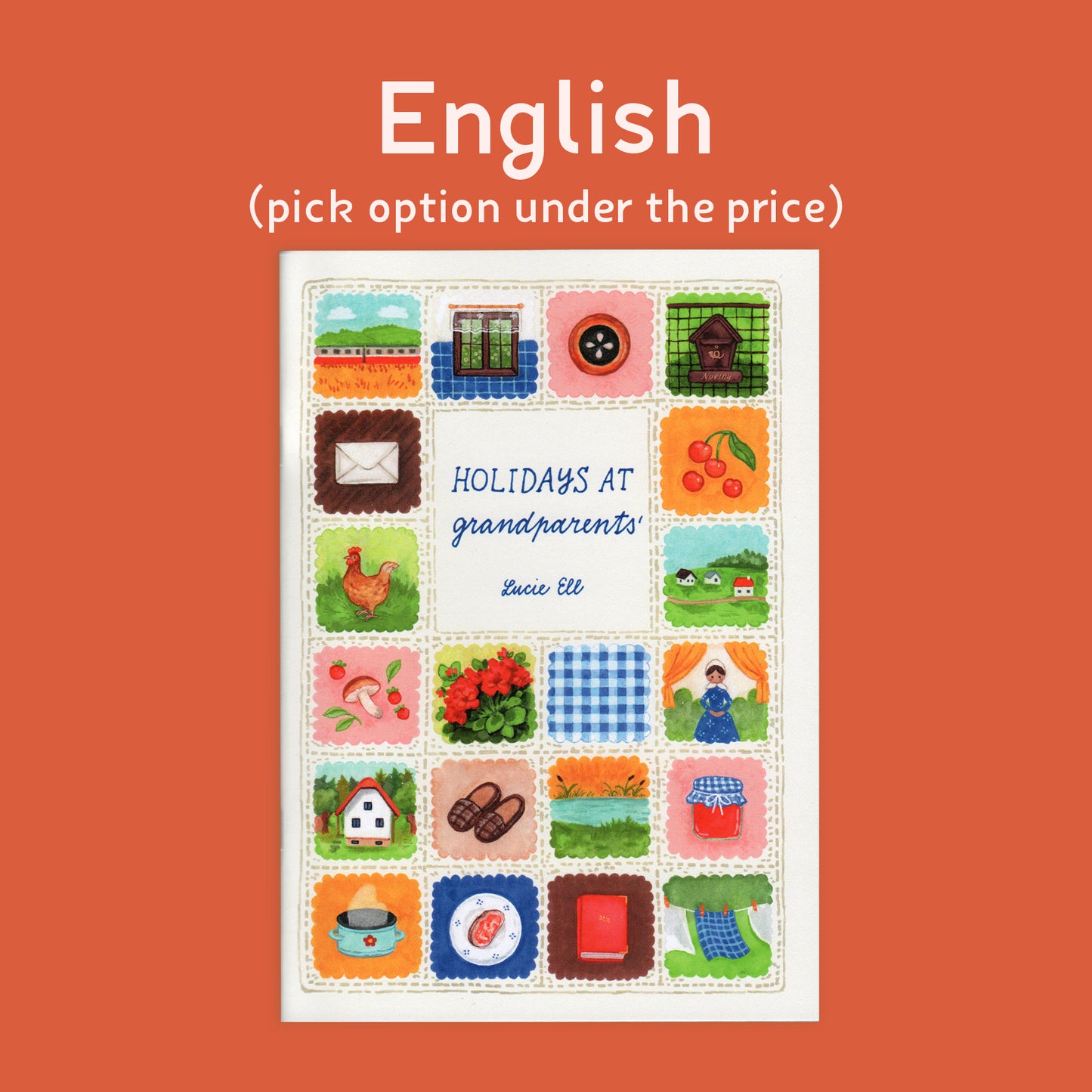 Holidays at Grandparents' Book (pick your language!)