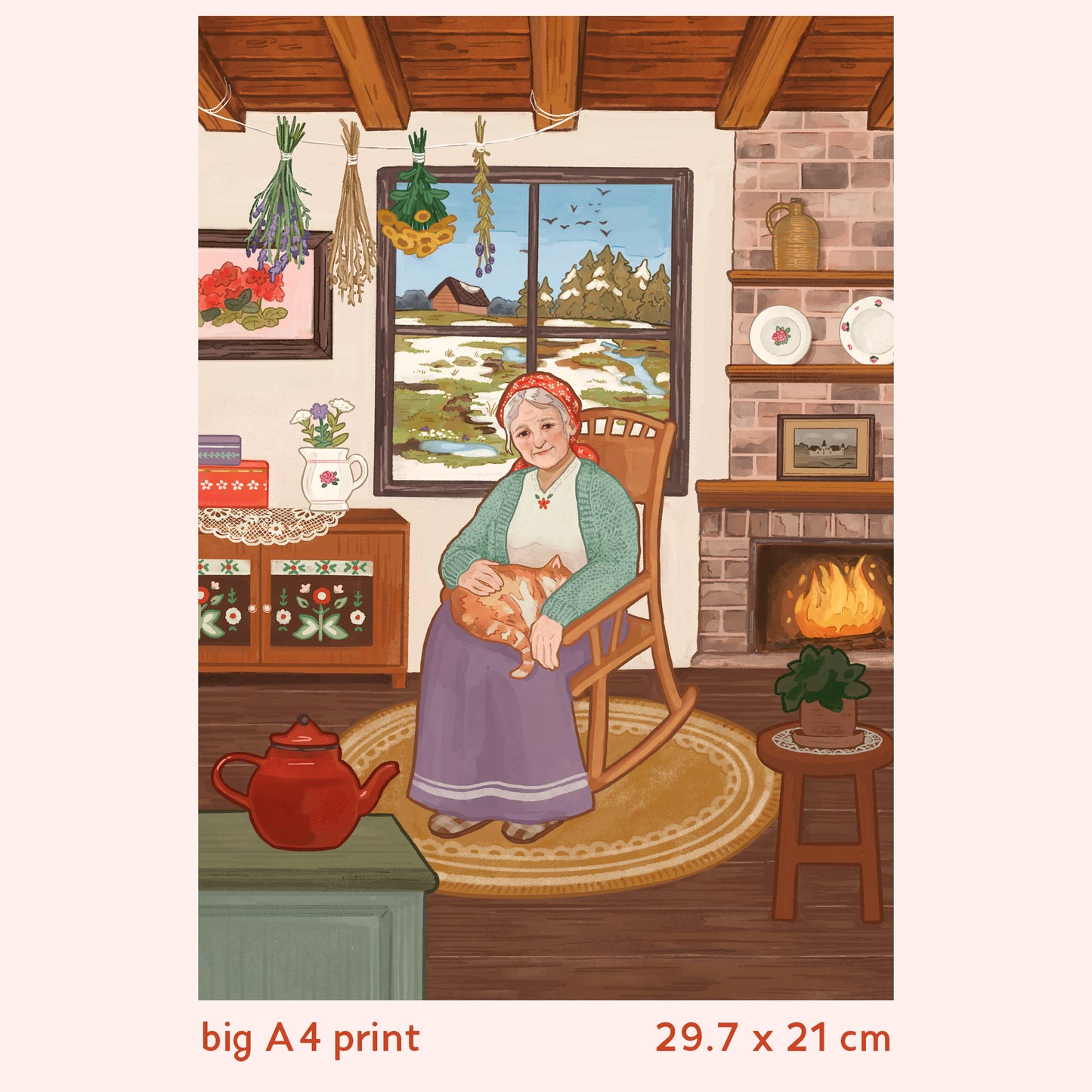 Grandma Milada Print