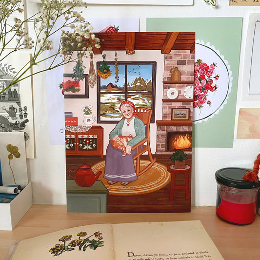 Grandma Milada Print