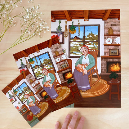 Grandma Milada Print