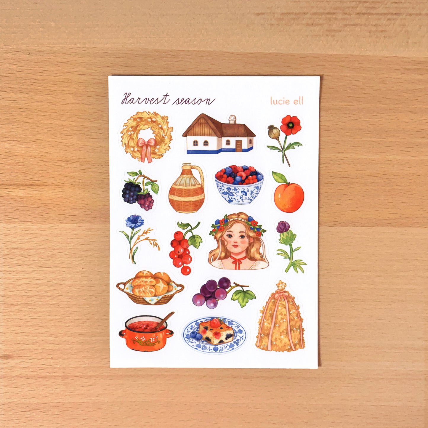 Sticker Sheet - Harvest Season