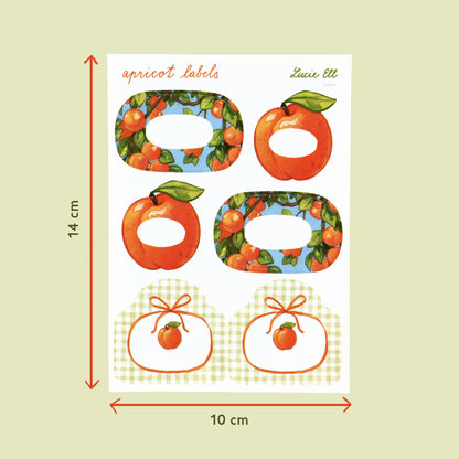 Sticker sheet - Fruit labels