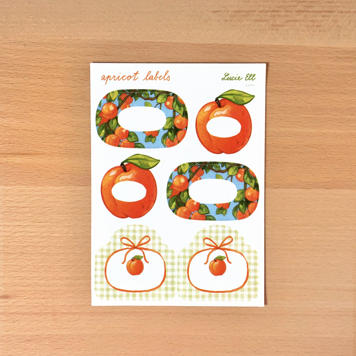 Sticker sheet - Fruit labels