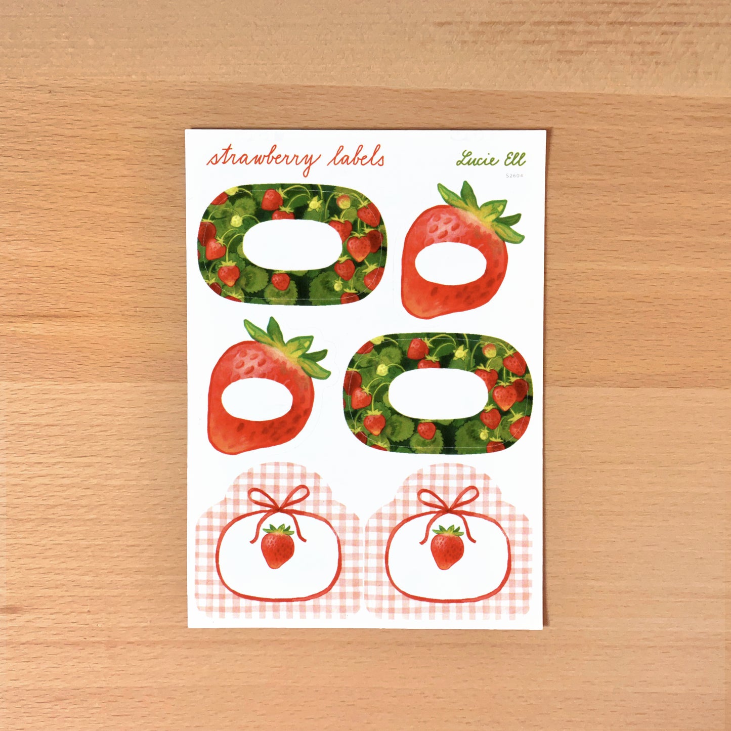 Sticker sheet - Fruit labels