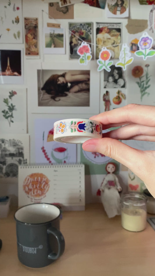 Traditional Slavic Ornament Washi Tape