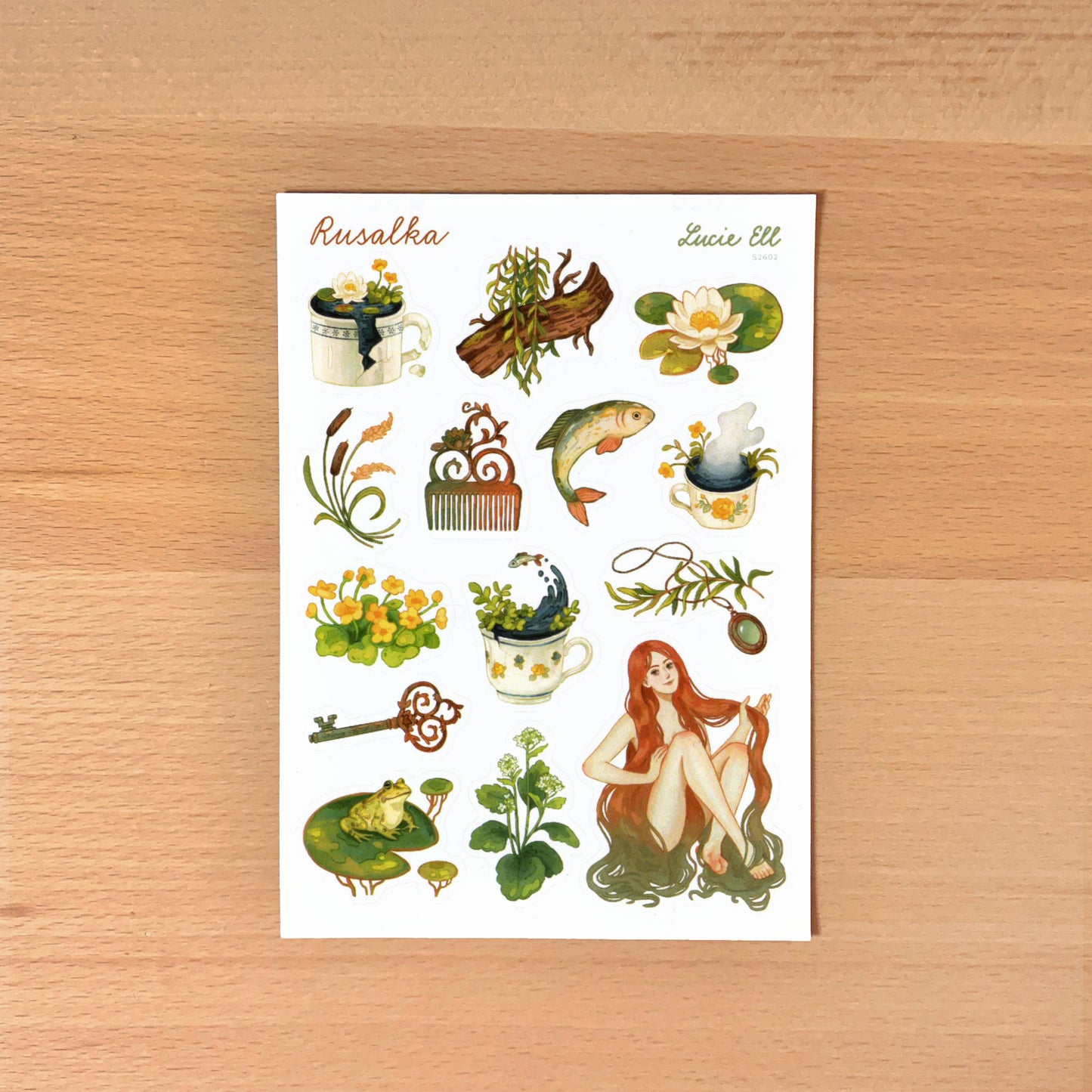 Sticker sheet - Rusalka