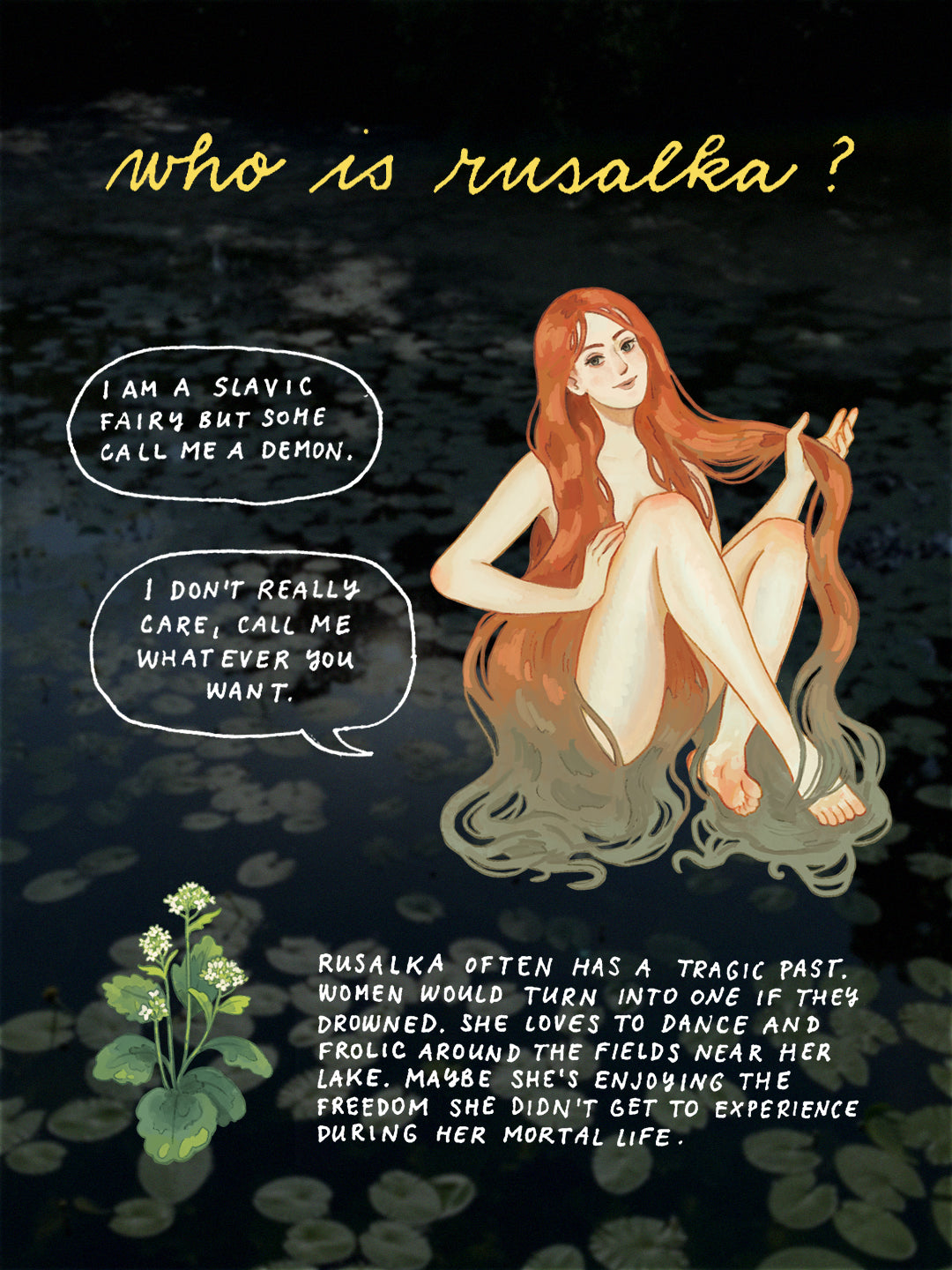 Sticker sheet - Rusalka