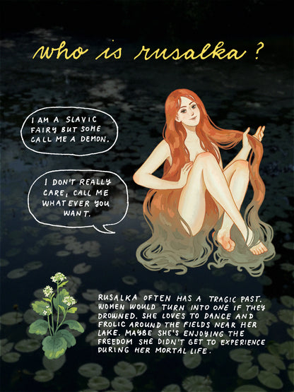 Sticker sheet - Rusalka