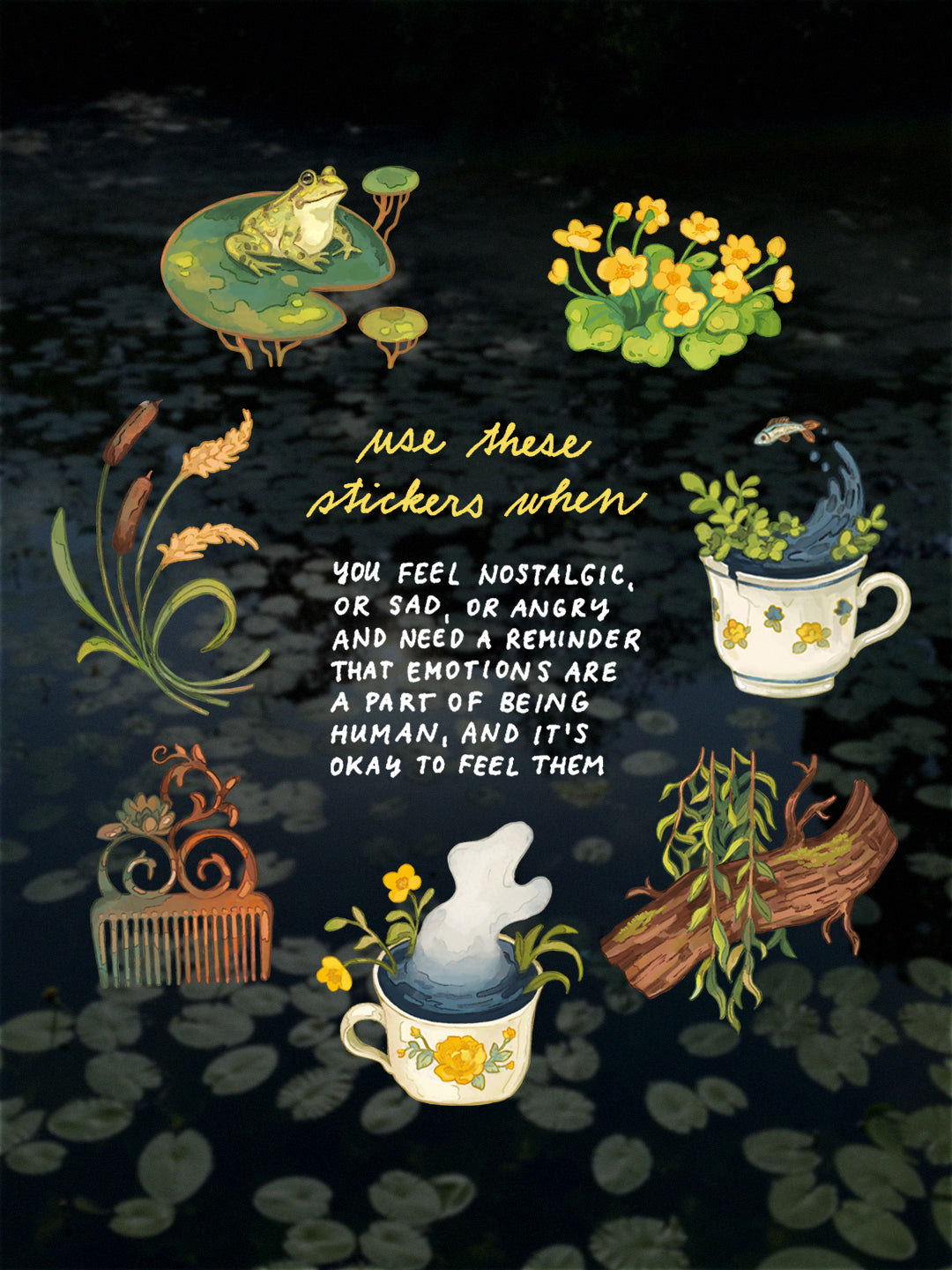 Sticker sheet - Rusalka