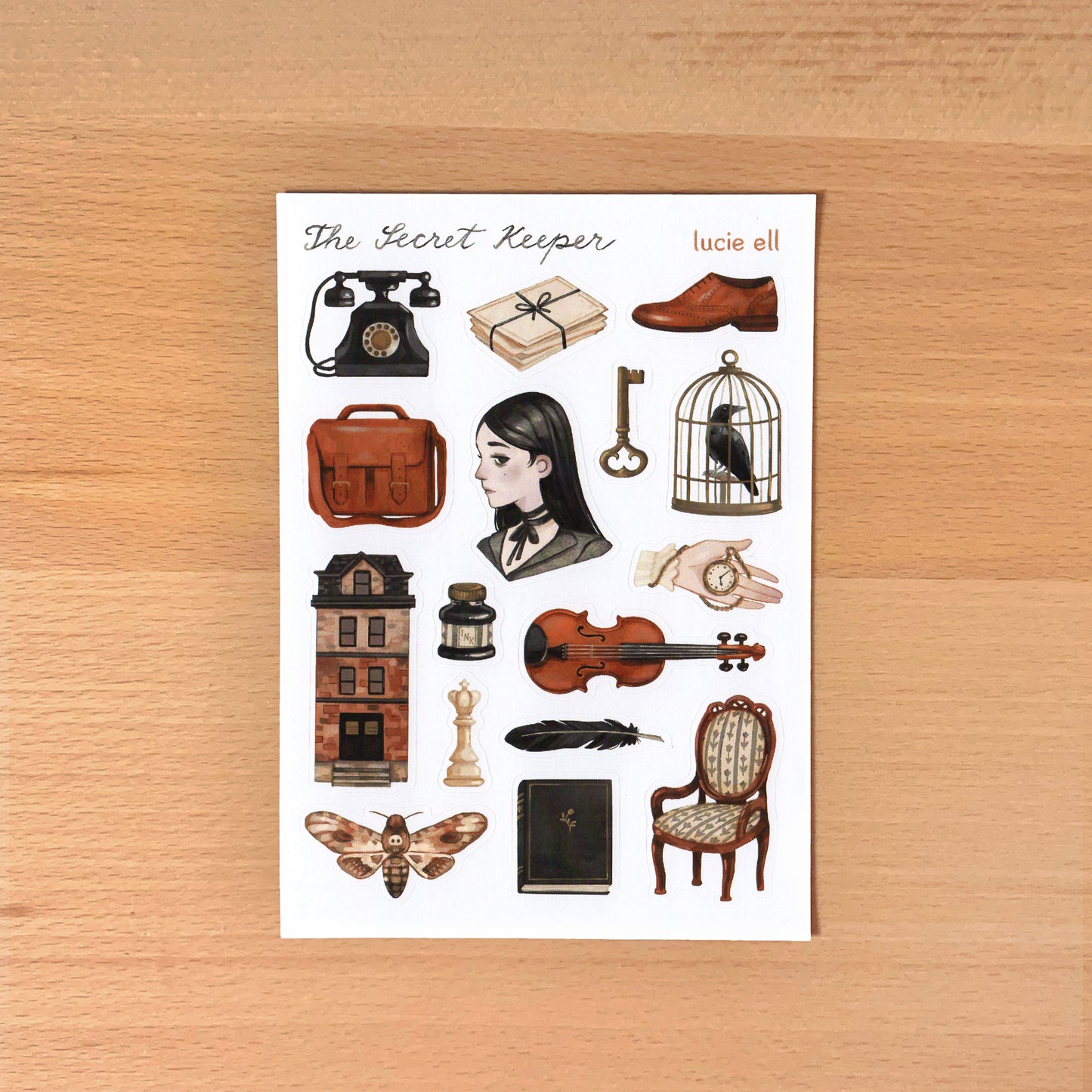 Sticker Sheet - The Secret Keeper