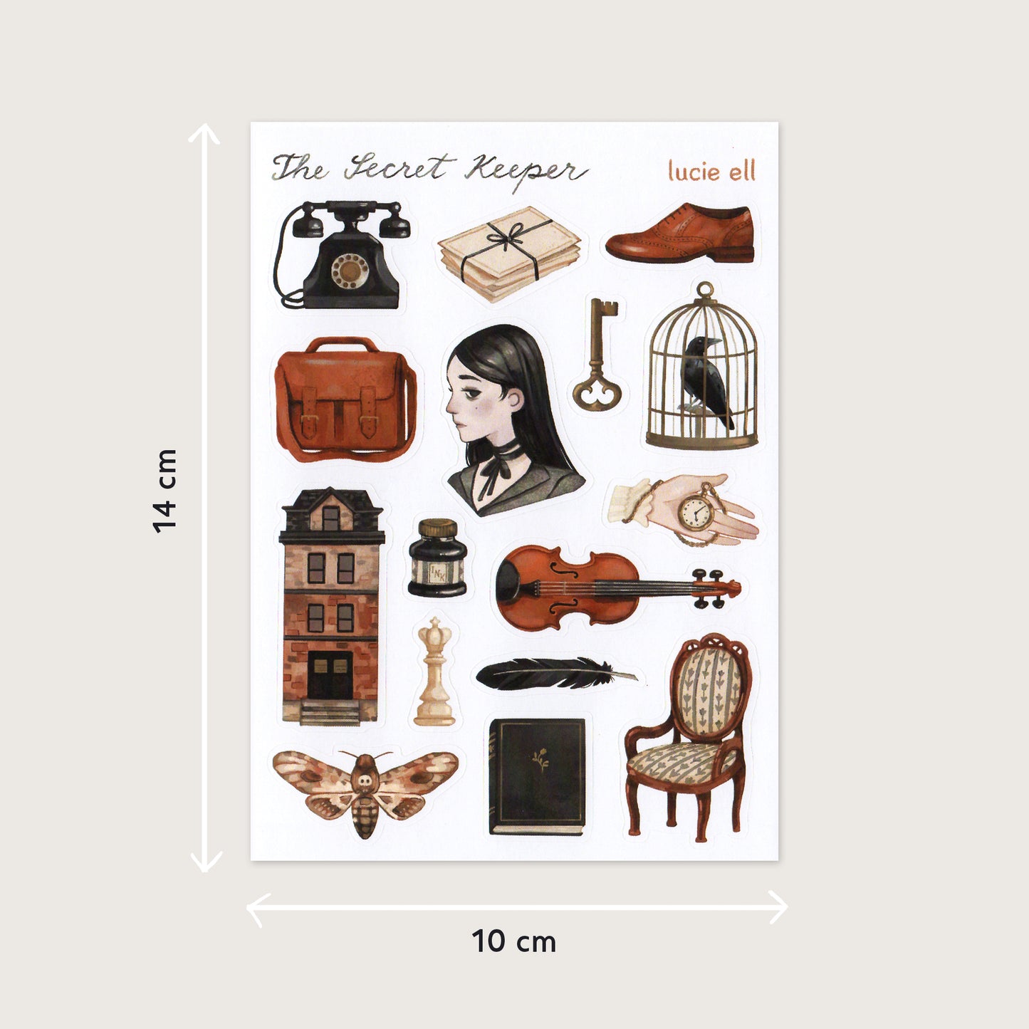 Sticker Sheet - The Secret Keeper