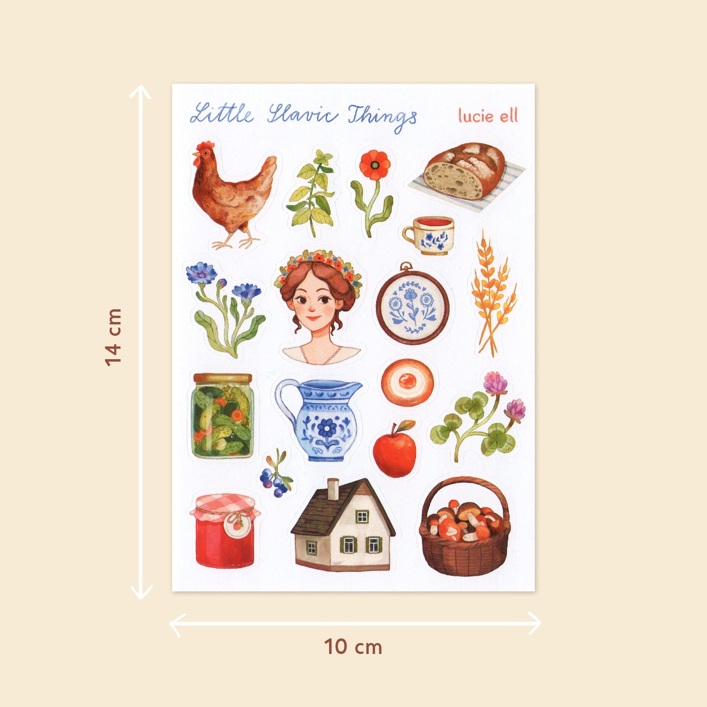 Sticker Sheet - Little Slavic Things