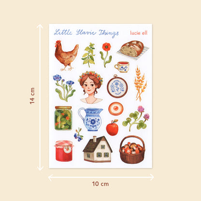 Sticker Sheet - Little Slavic Things