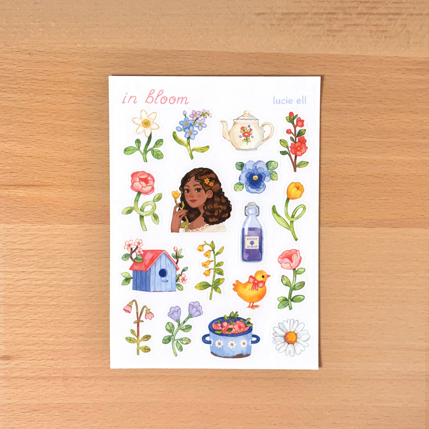 Sticker Sheet - In Bloom