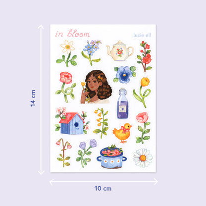 Sticker Sheet - In Bloom